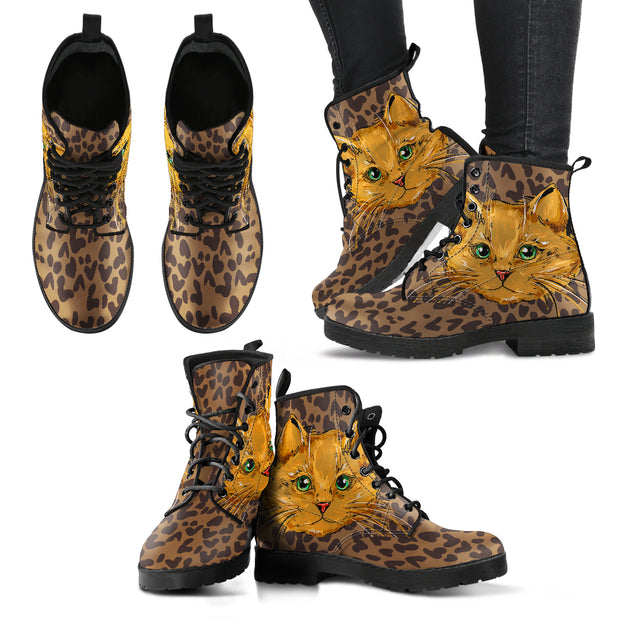 Cat Lover  Handcrafted Boots