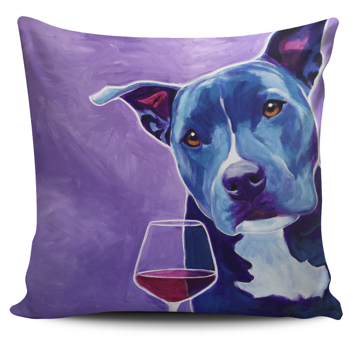 Wine Dog Pillow