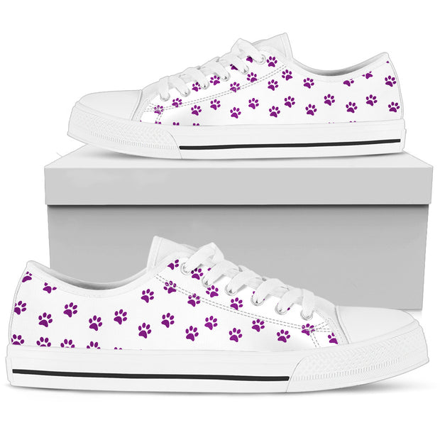 Women's Paw Prints Low Top Shoe