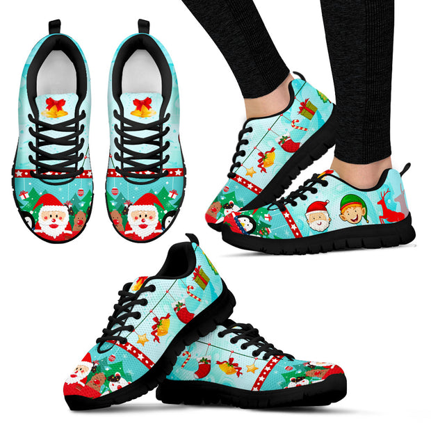 Santa Sneakers Black