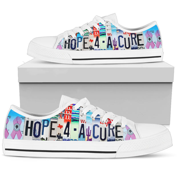 Hope For A Cure Low Top Shoes