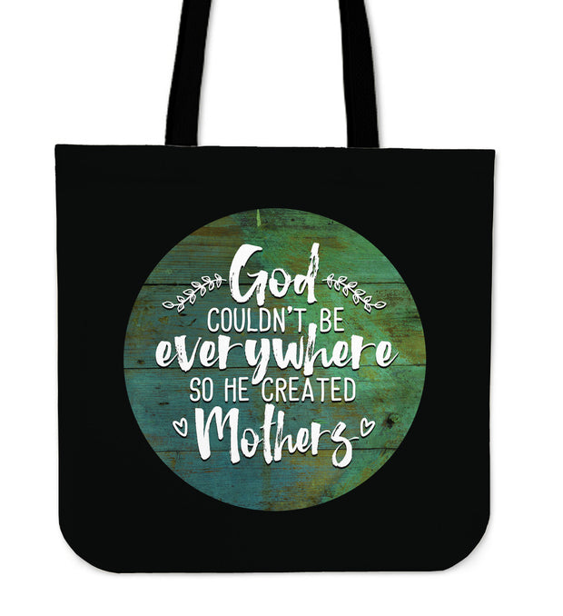 NP God Created Mothers Tote Bag