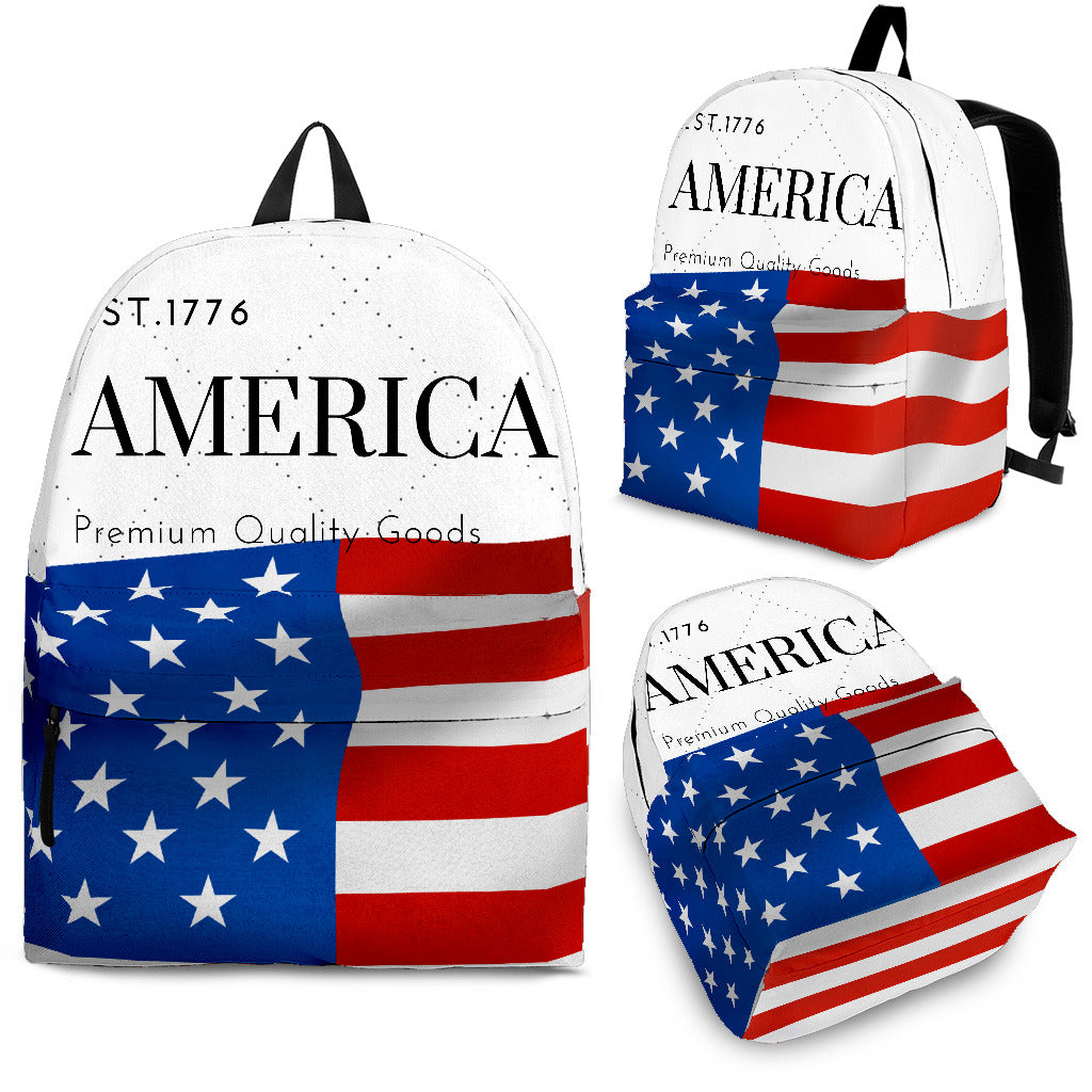 White AMERICA Backpack