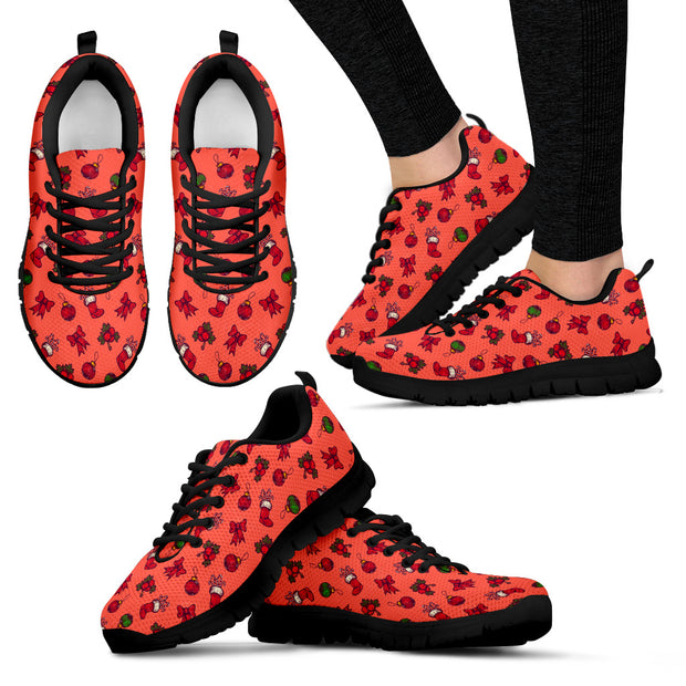 Red Christmas Women's Sneakers