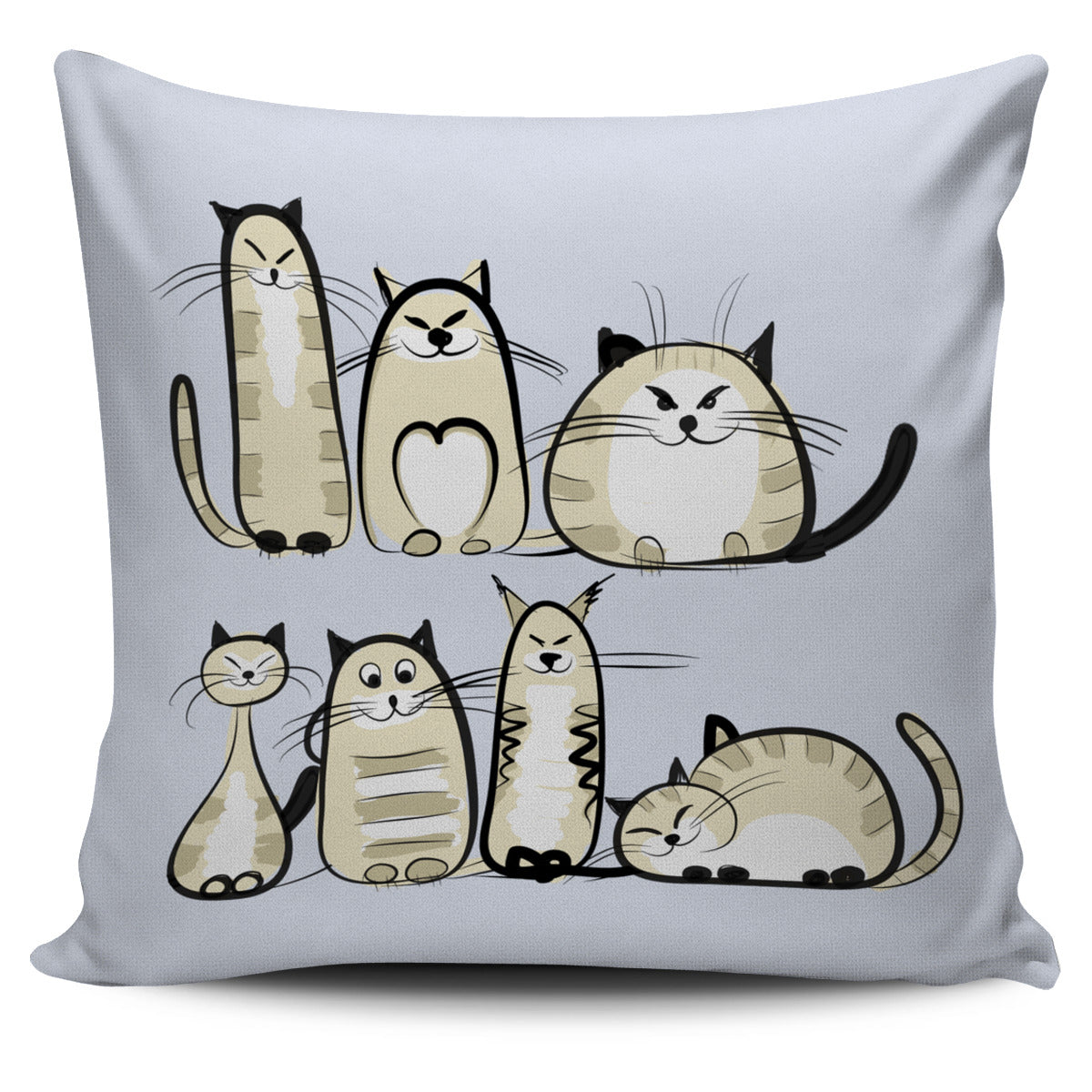Funny Cat IV Pillow Cover