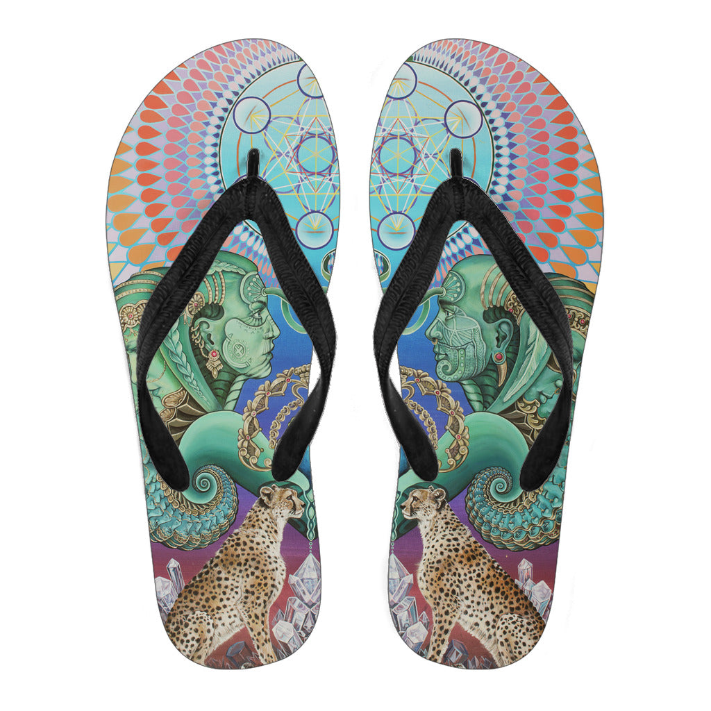 Reflection Reaction - Men's Flip Flops