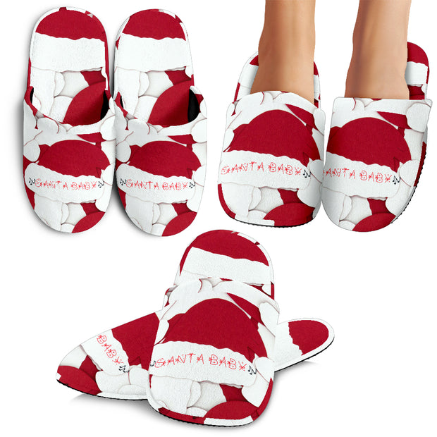 Christmas Slippers - Santa BabyðŸŽ¶