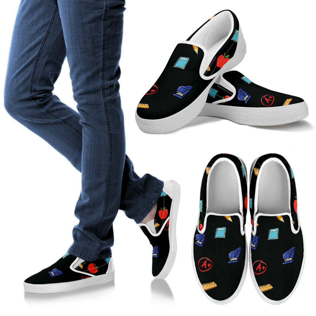 Teacher Appreciation Men's Slip Ons