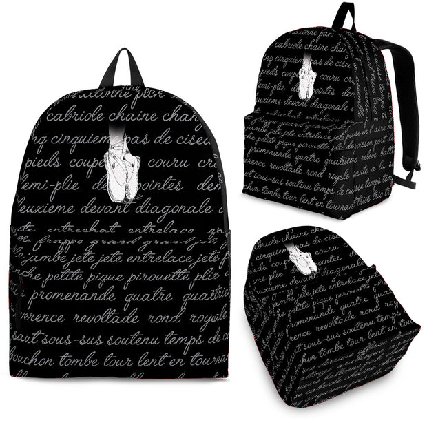 Ballet Terms Backpack