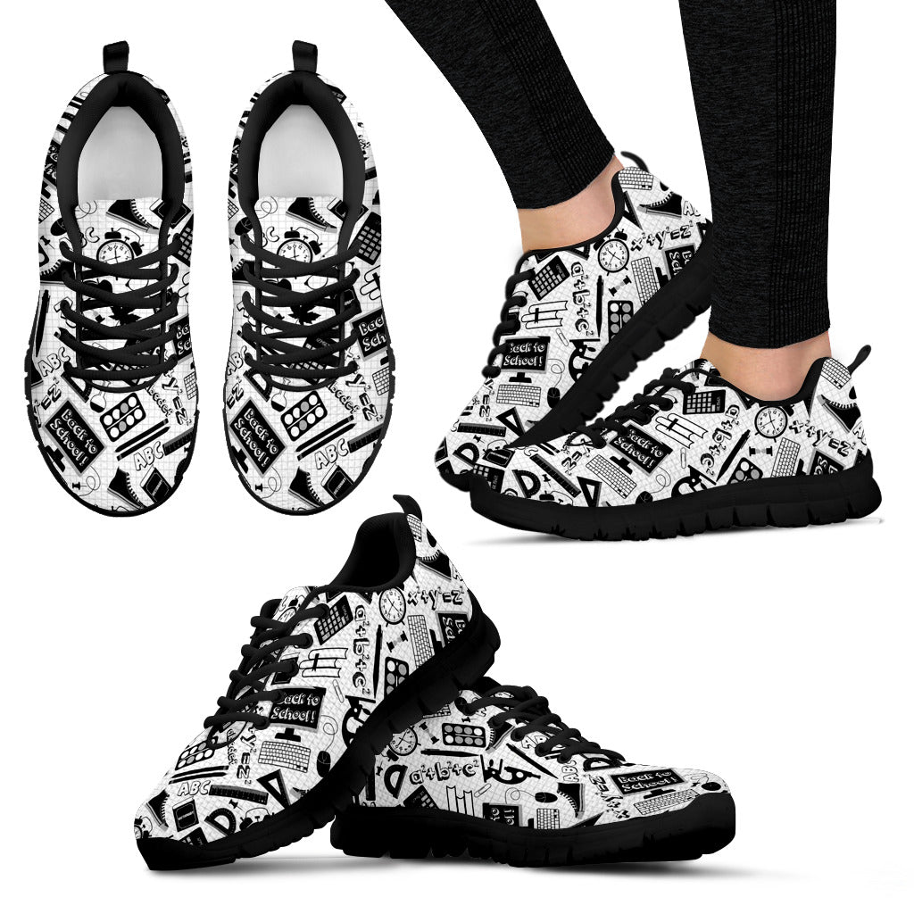 TEACHER BLACK SNEAKER WOMEN'S