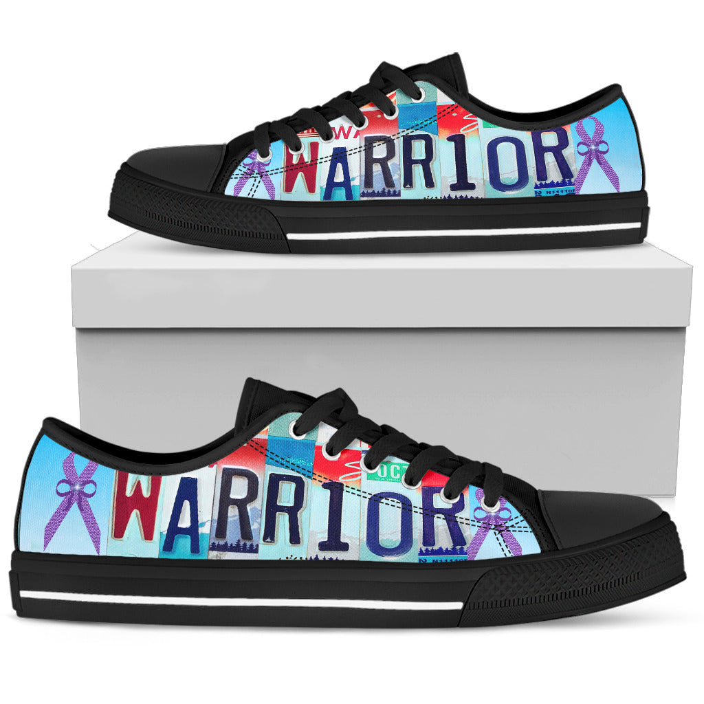Alzheimer Warrior Low Top Shoes