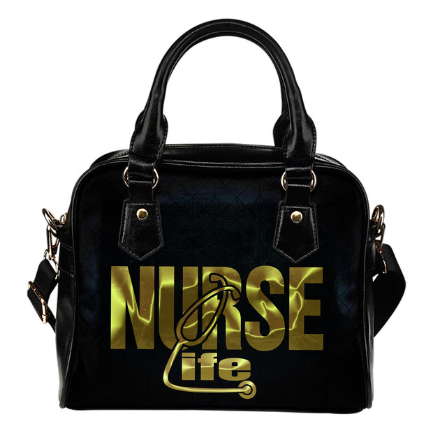 NURSE LIFE HANDBAG black