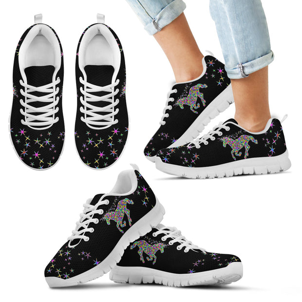 Unicorn Black Sneakers - Kid's Sneakers