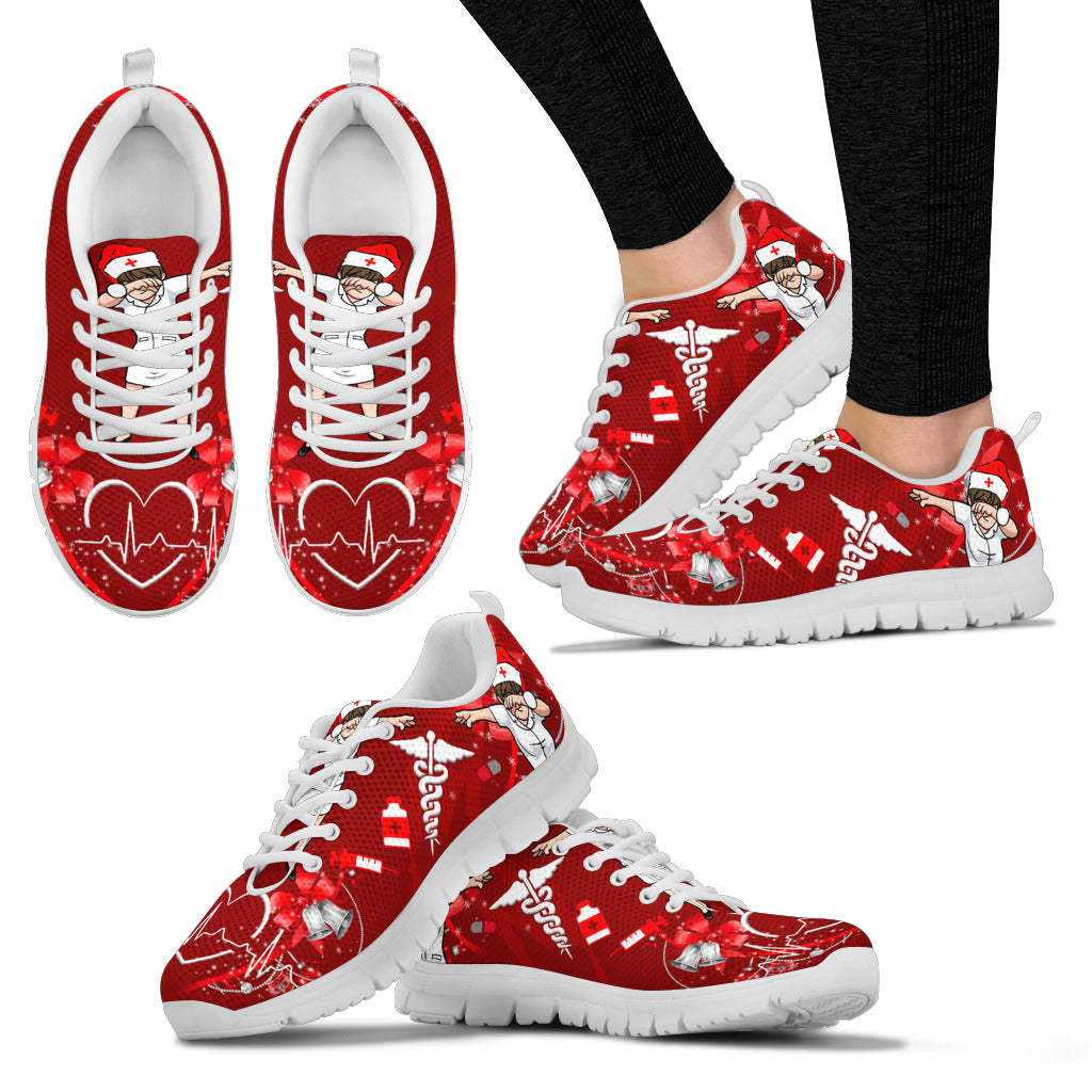 Nurse Santa Sneakers White