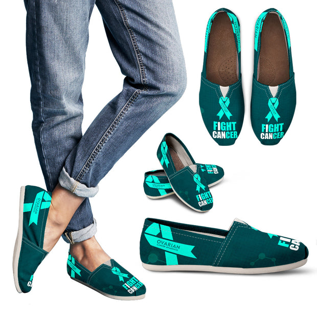 Ovarian Cancer Awareness Women's Casual Shoes