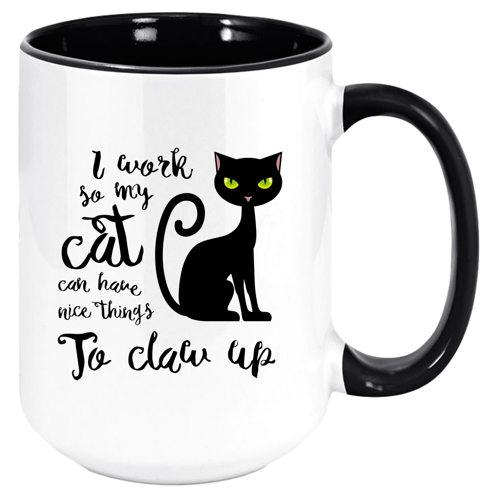 I Work Coffee Mug