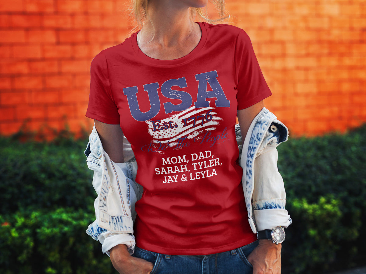 USA - Adult Ladies Classic Tee