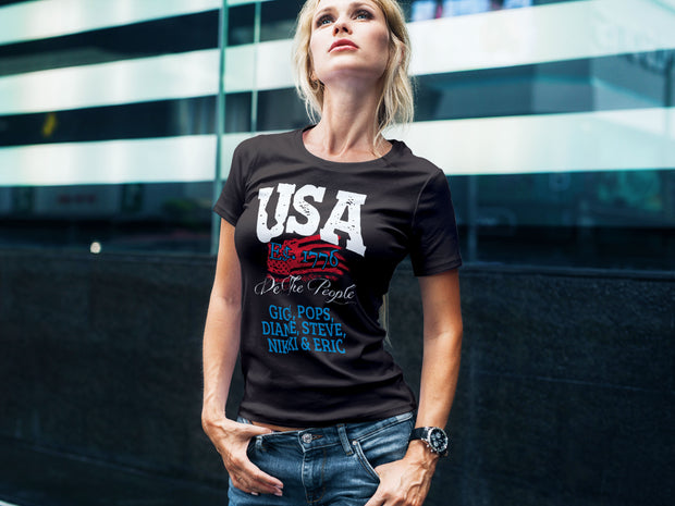 USA - Adult Ladies Classic Tee