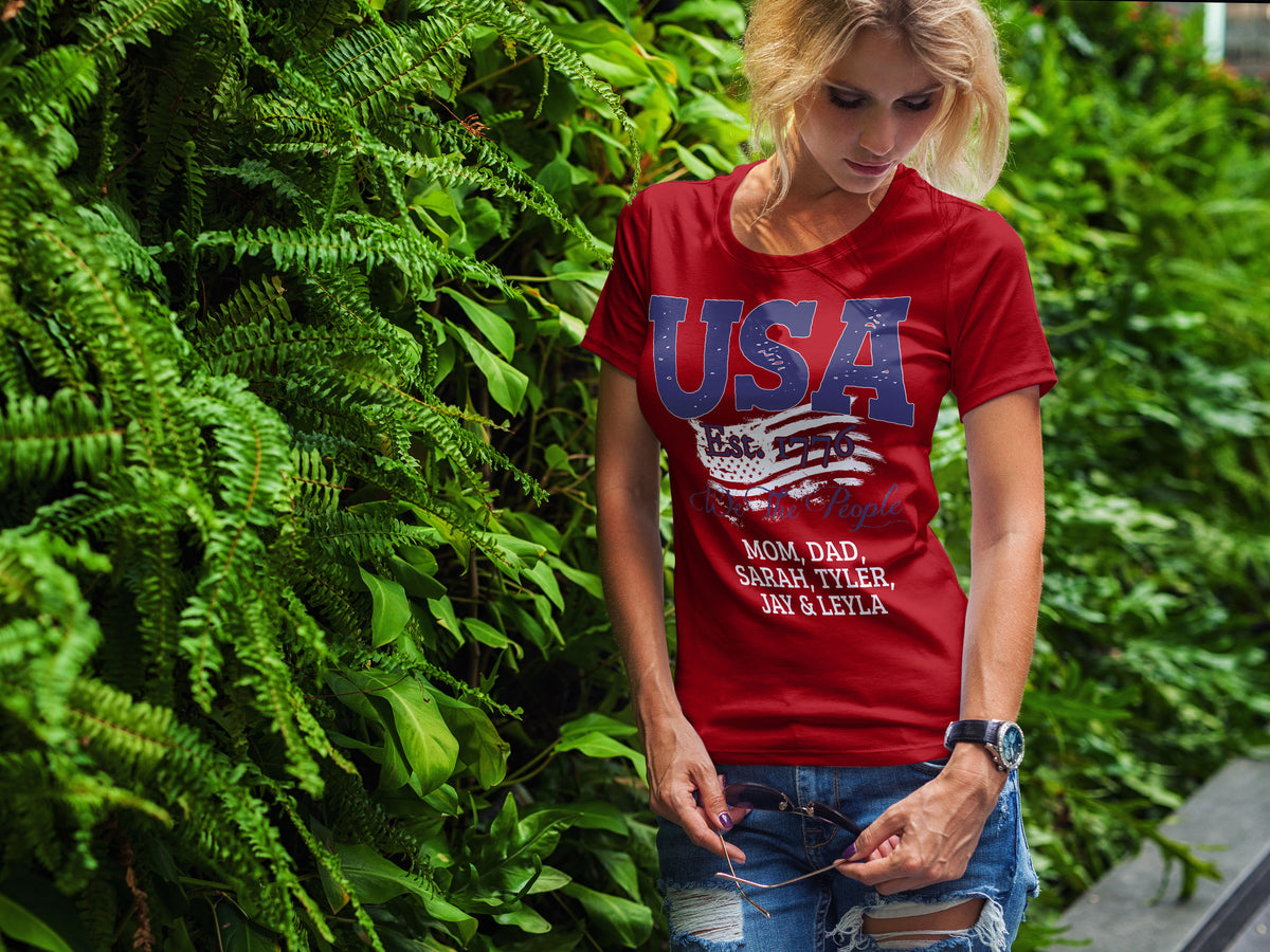 USA - Adult Ladies Classic Tee