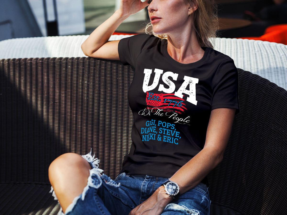 USA - Adult Ladies Classic Tee