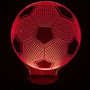 Soccer-Ball 3D Hologram Lamp