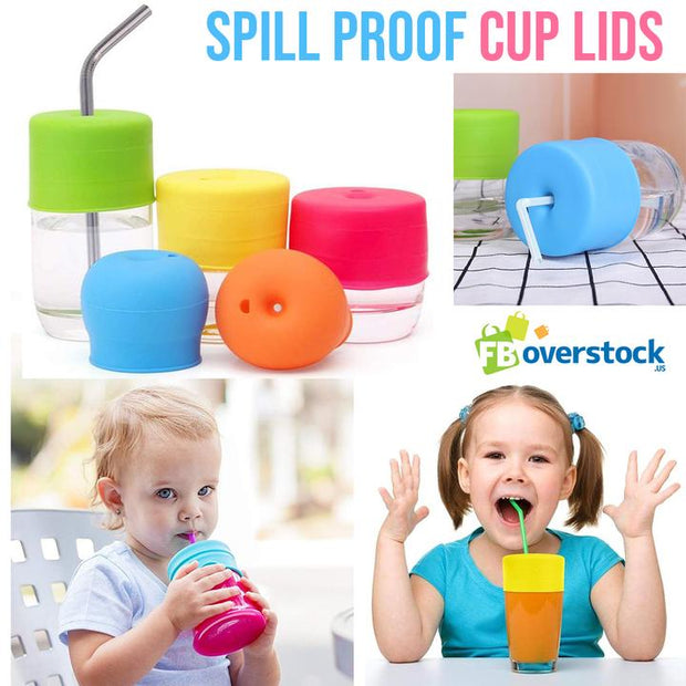 Spill Proof Sippy Lids (Set of 5)