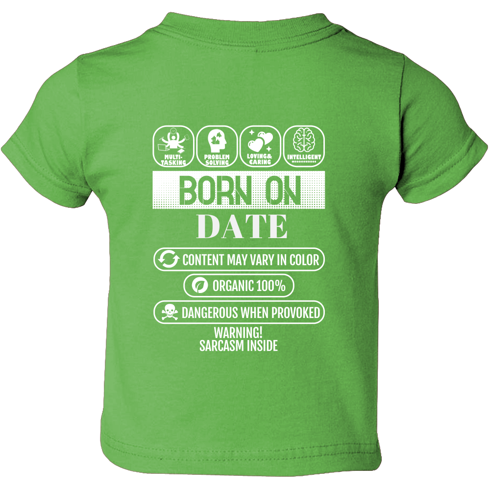 Born On... Toddler Tees