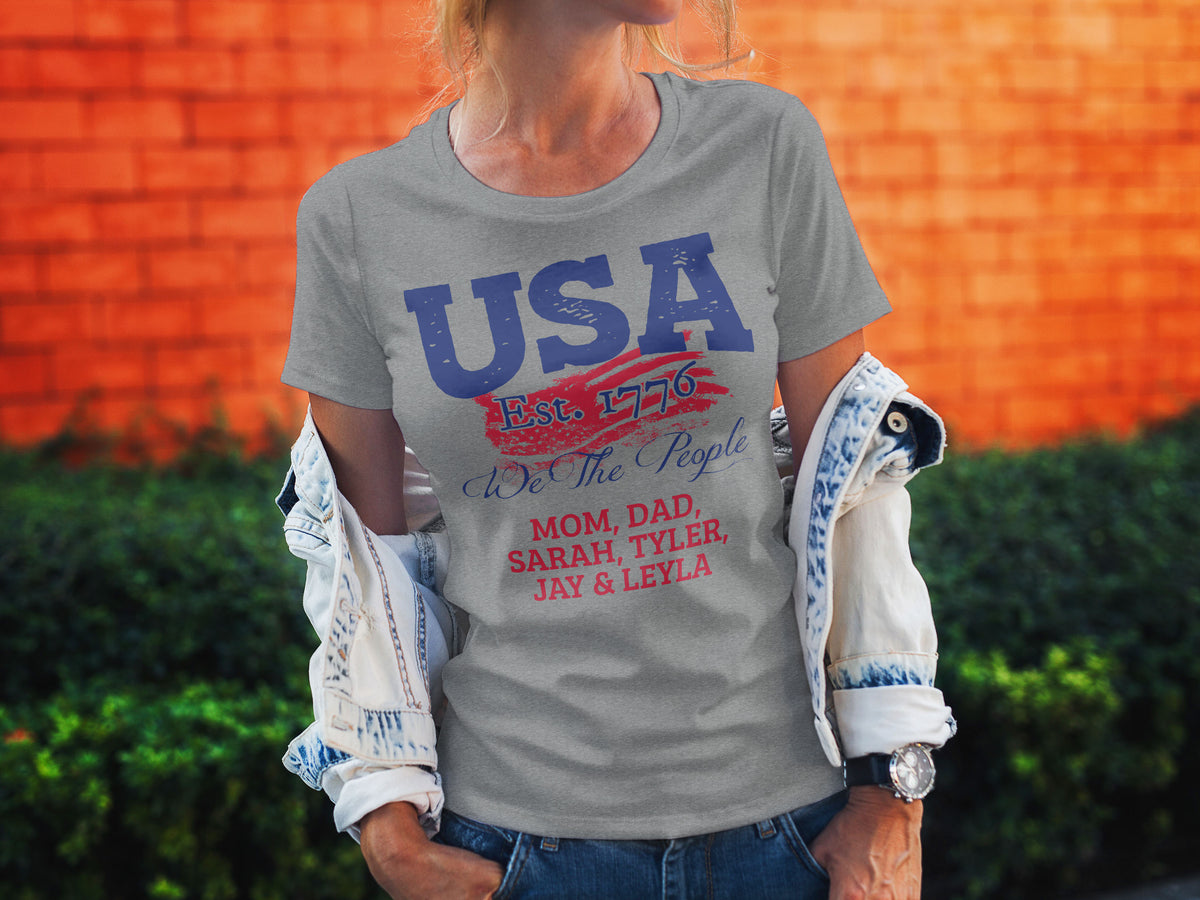 USA - Adult Ladies Classic Tee