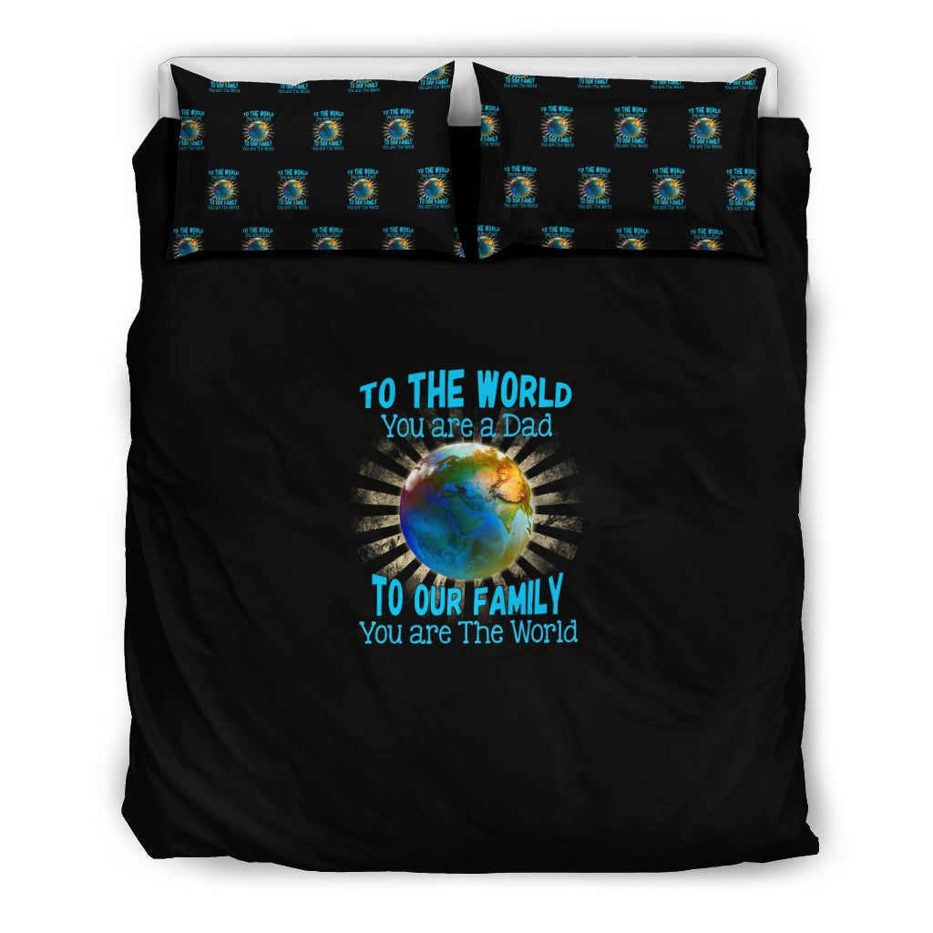 To The World Bedding Set