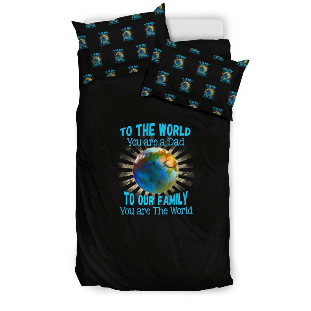 To The World Bedding Set