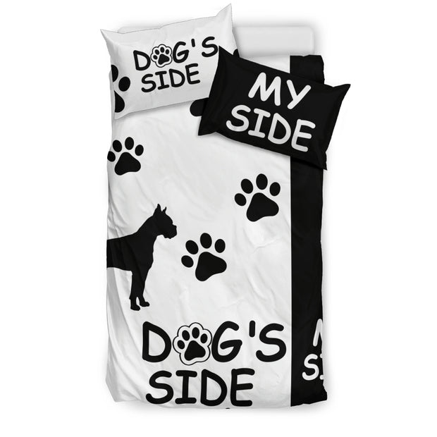 Boxer Dog's Side My Side Bedding Set