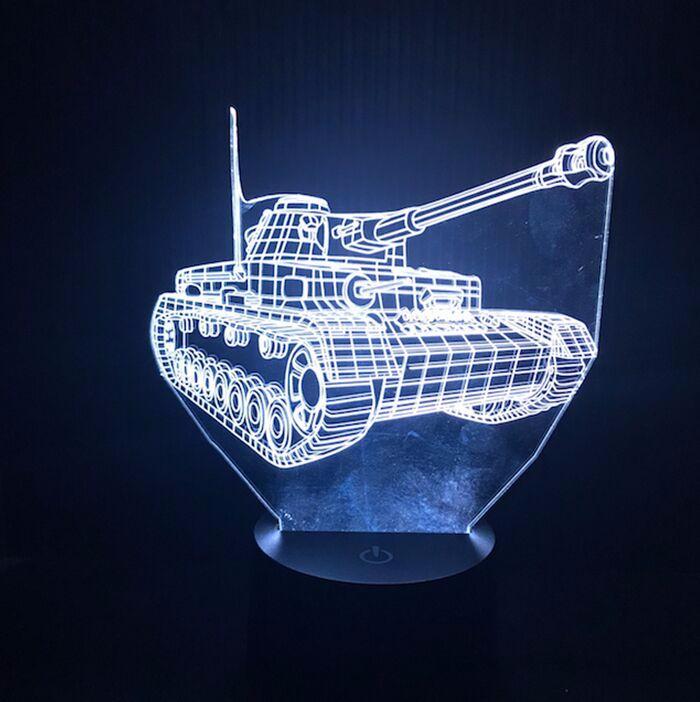 Tank-lt 3D Hologram Lamp