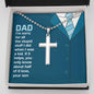 Personalized Cross Necklace. - DAD I'm sorry...