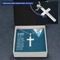 Personalized Cross Necklace. - DAD I'm sorry...