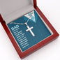 Personalized Cross Necklace. - DAD I'm sorry...