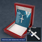 Personalized Cross Necklace. - DAD I'm sorry...