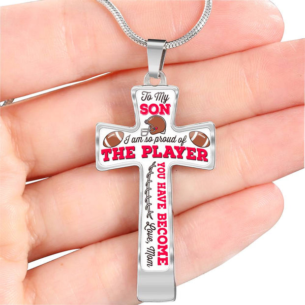 Cross Necklace - To My Son The Player