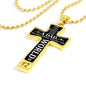 Cross Necklace  - Dad you rare the world
