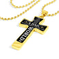 Cross Necklace  - Dad you rare the world
