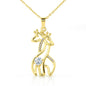 Graceful Love Giraffe Necklace - To my daughter - Gift For Mother's Day
