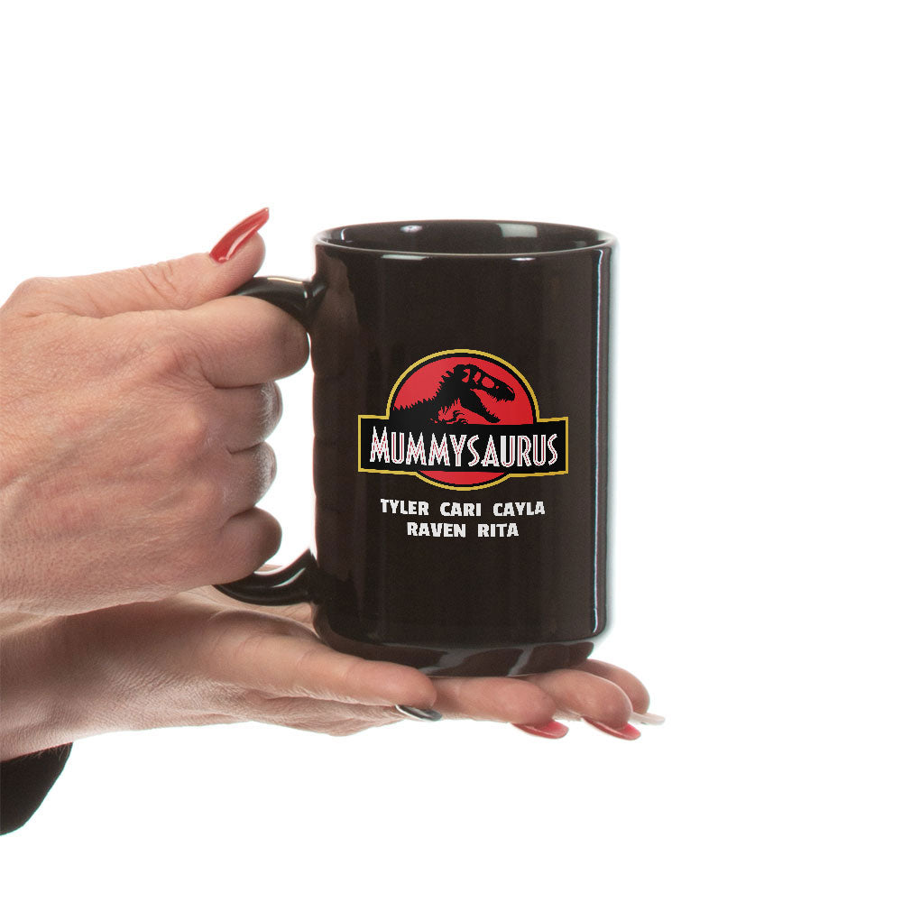 Mummysaurus Coffee Mug - Black