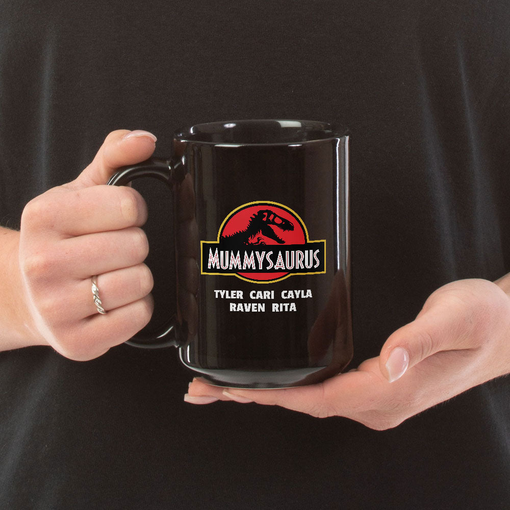 Mummysaurus Coffee Mug - Black