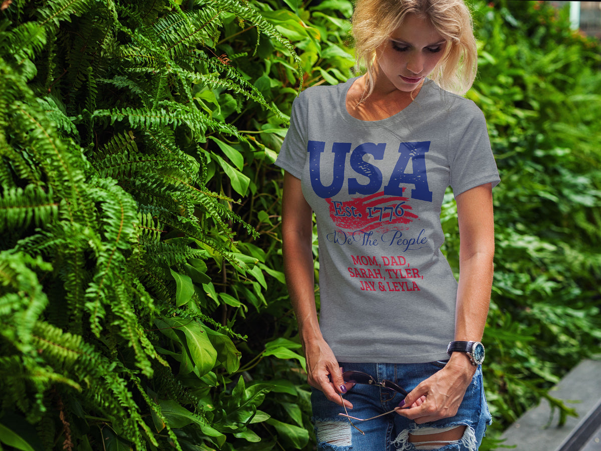 USA - Adult Ladies Classic Tee