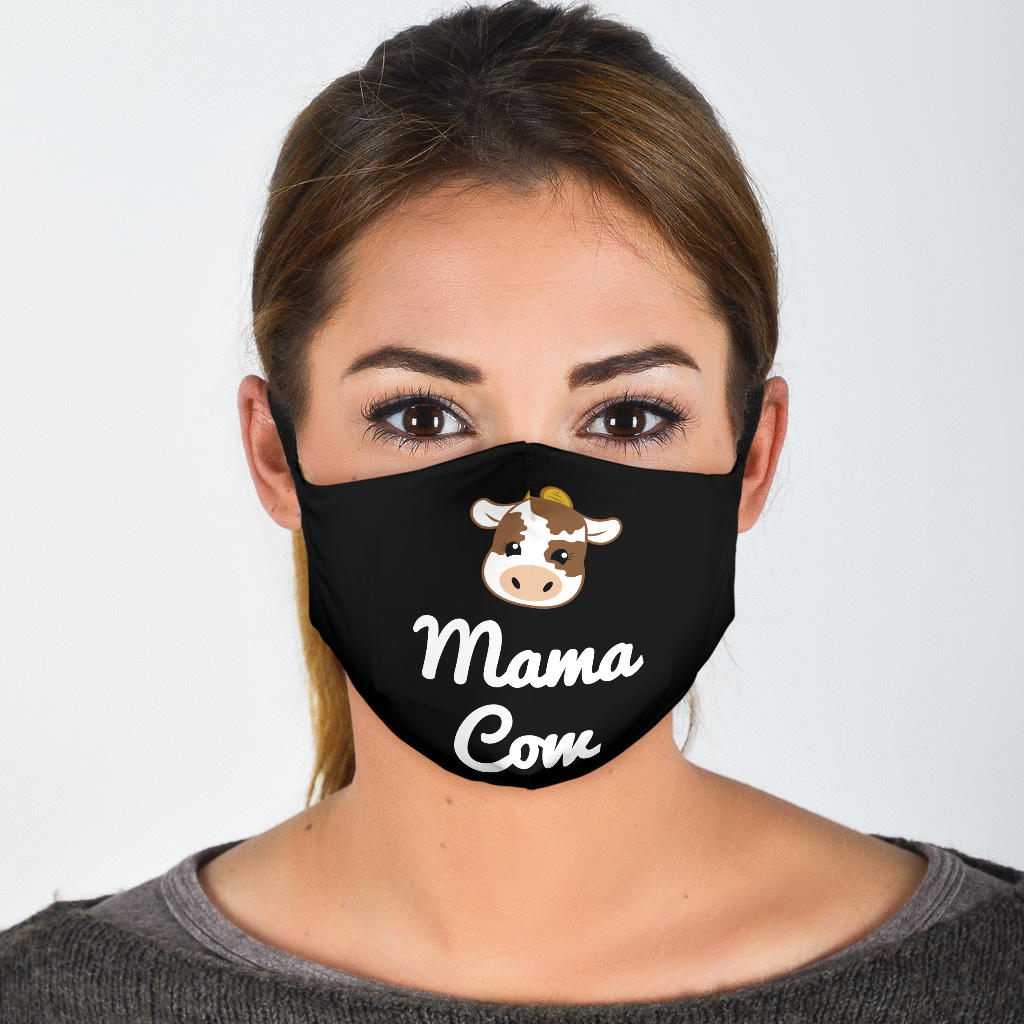 Mama Cow Mother Face Mask