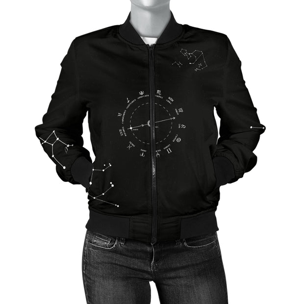 Women's Bomber Jacket Stars