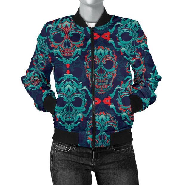 Skull Women's Bomber Jacket