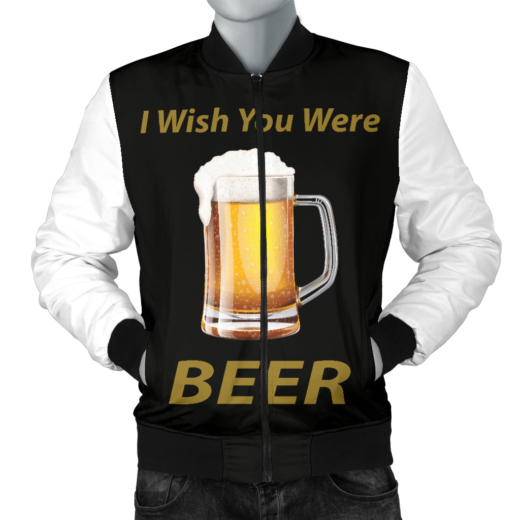 Wish You Were Beer Men's Bomber Jacket