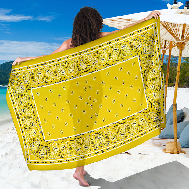 Sunshine Yellow Bandana Sarong