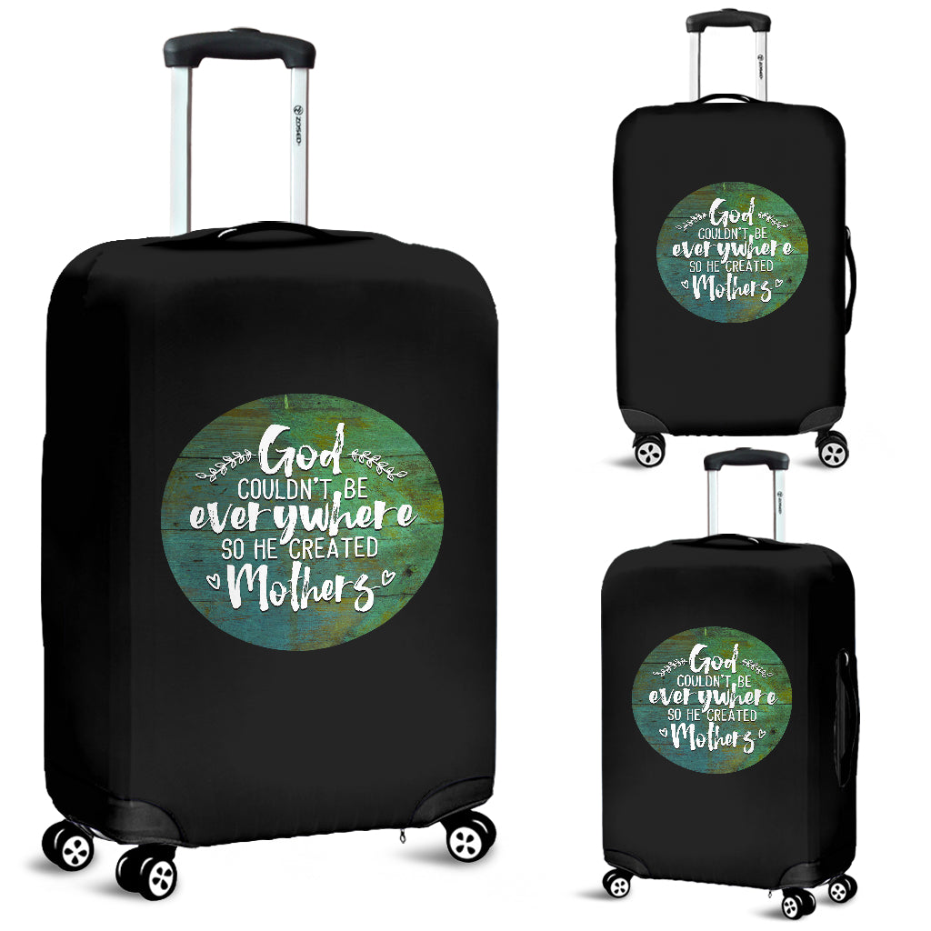 NP God Created Mothers Luggage Cover