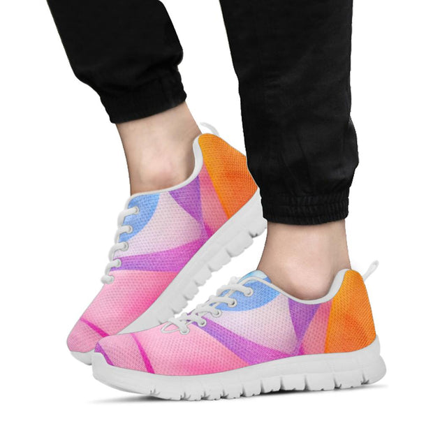 White Rainbow Prism Festival Sneaker Shoes